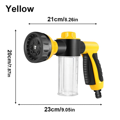 High-Pressure Foam Car Wash Sprayer | Portable Water Gun