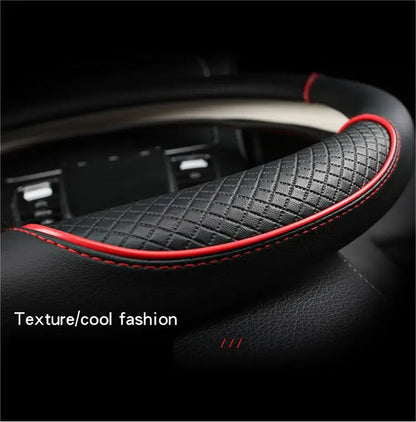 Leather Diamond Steering Cover
