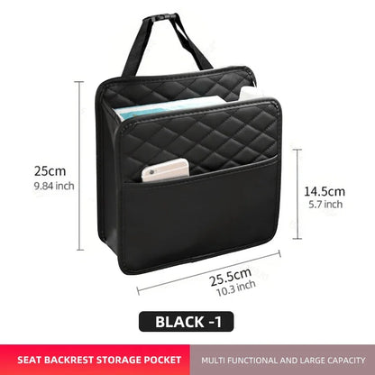 Leather Car Seat Organizer