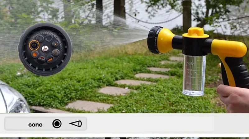 High-Pressure Foam Car Wash Sprayer | Portable Water Gun