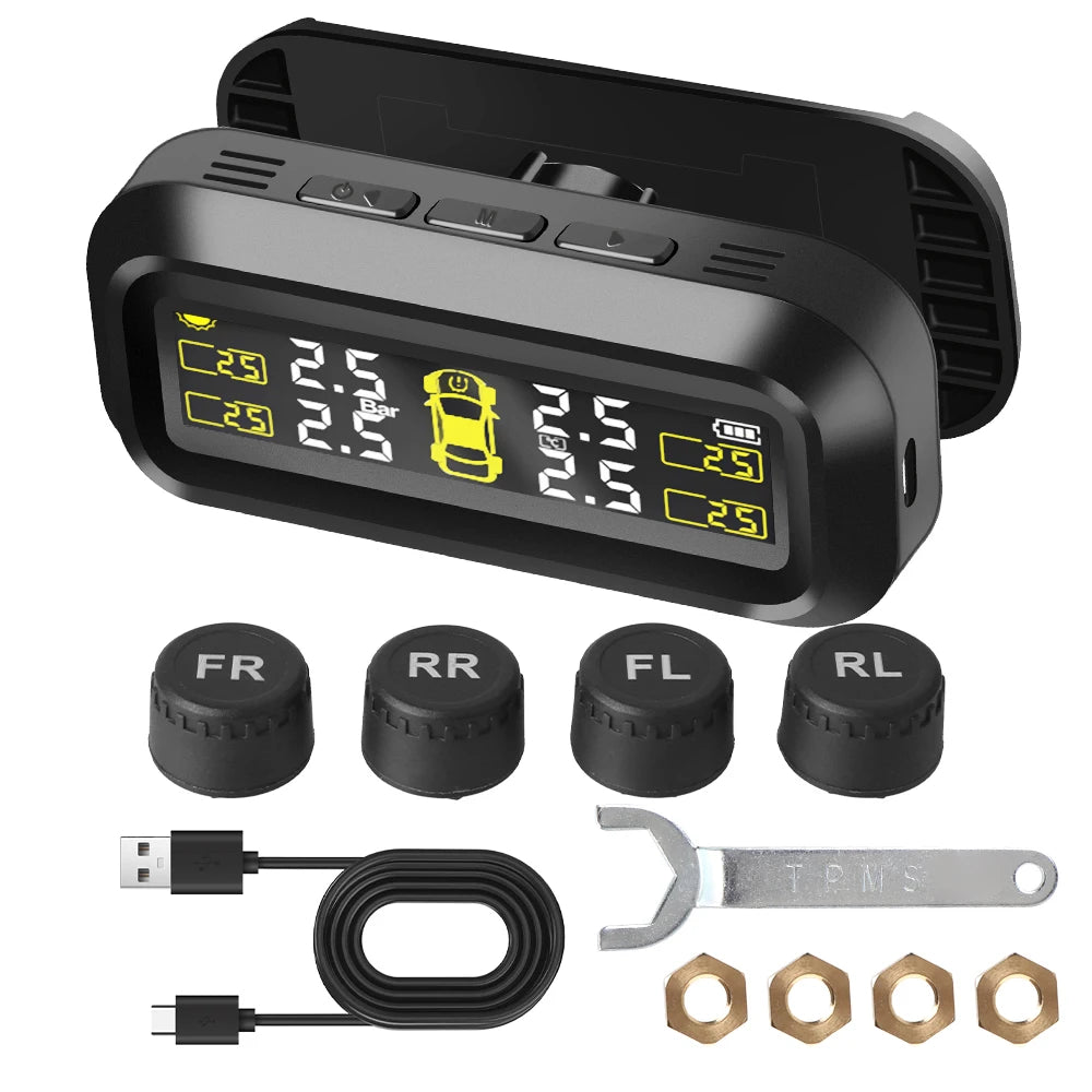 TPMS with 4 External Sensors & Alert