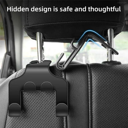 Car Headrest Hook & Phone Holder
