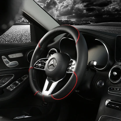 Leather Diamond Steering Cover
