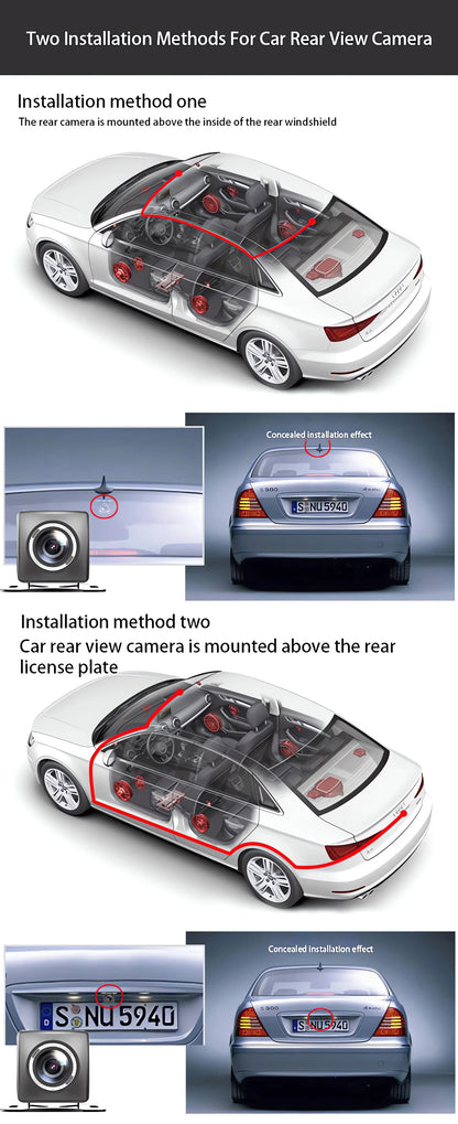 10.26" 4K Dual Lens Dash Cam with CarPlay, Android Auto, GPS, 5G WiFi & FM