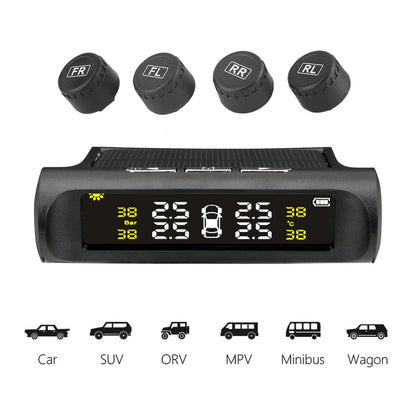TPMS with 4 External Sensors & Alert