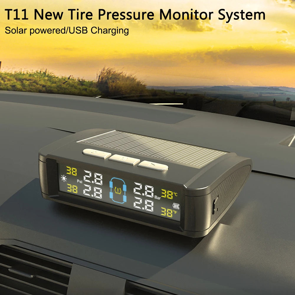 TPMS with 4 External Sensors & Alert