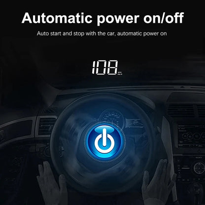 HUD GPS Speedometer – Digital Windshield Display for Cars & Trucks