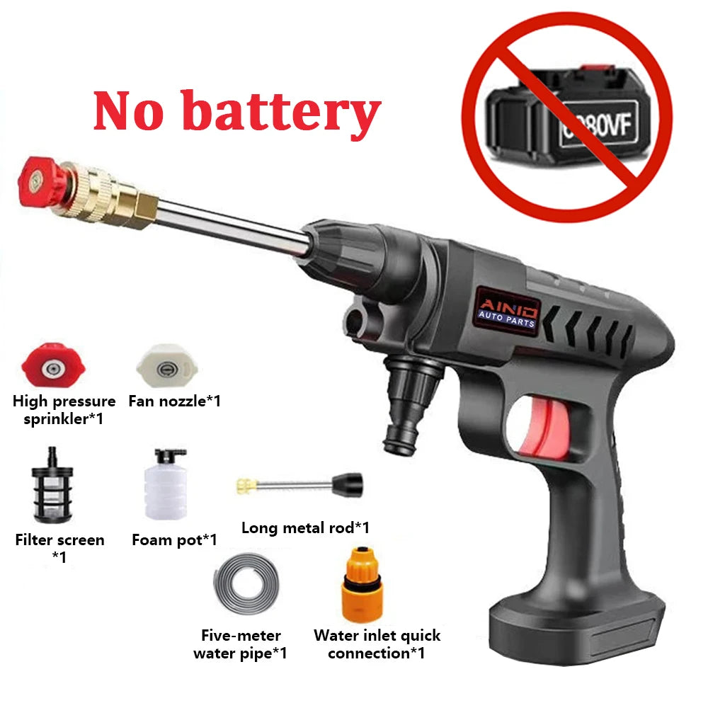 60BAR Wireless High Pressure Car Wash Water Gun