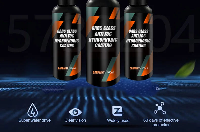 Auto Glass Water Repellent Spray – Anti-Rain Coating for Windshield & Mirrors