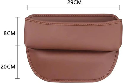Leather Car Seat Gap Organizer Box