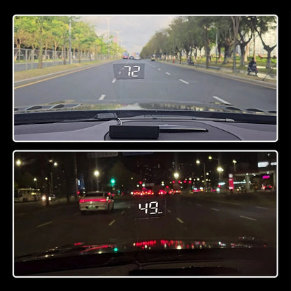 HUD GPS Speedometer – Digital Windshield Display for Cars & Trucks