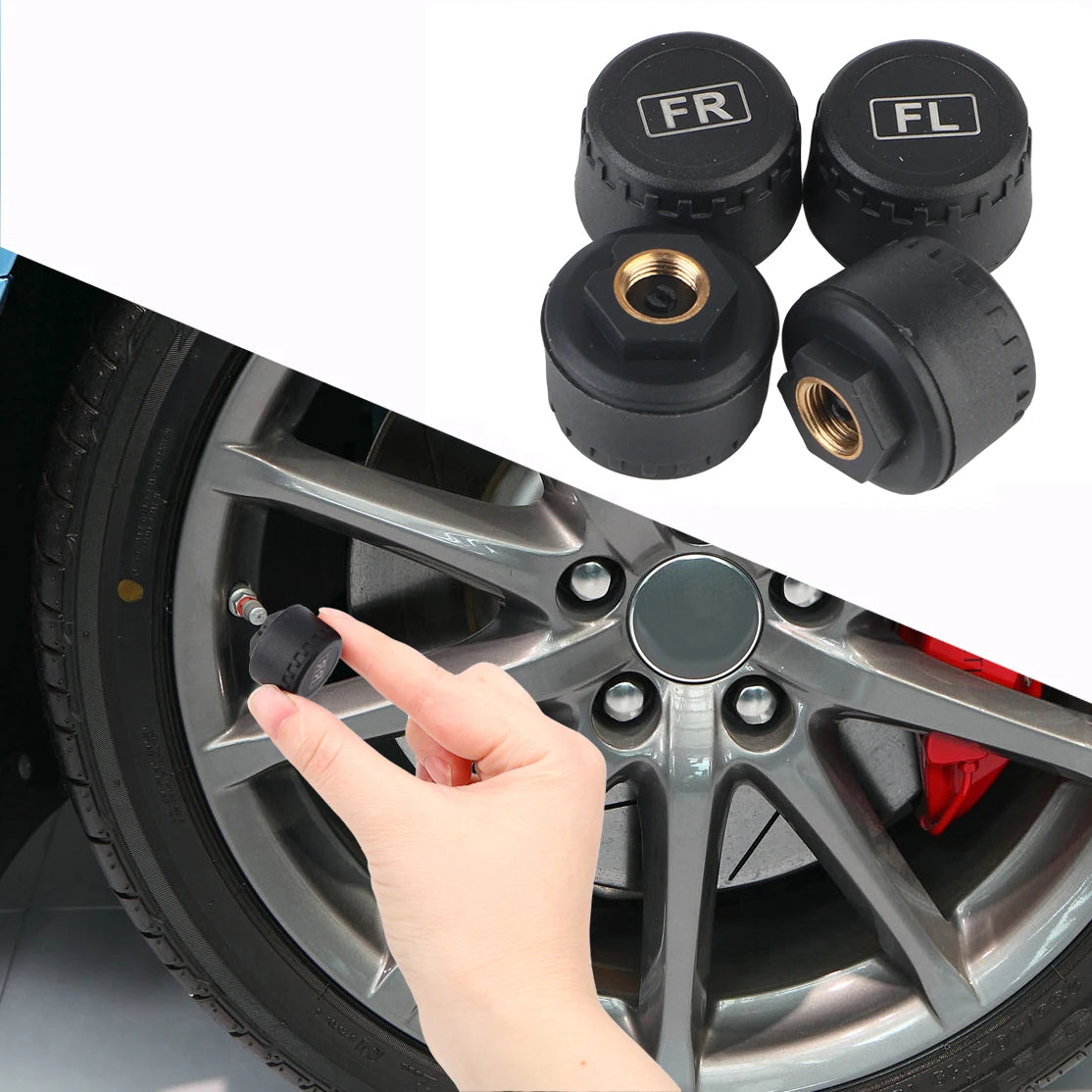 TPMS with 4 External Sensors & Alert