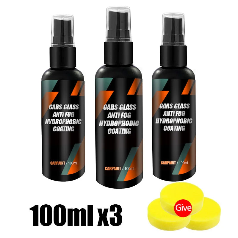Auto Glass Water Repellent Spray – Anti-Rain Coating for Windshield & Mirrors
