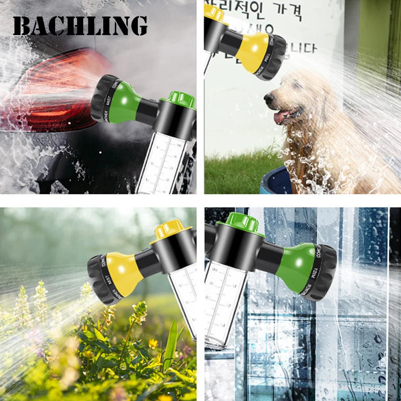 High-Pressure Foam Car Wash Sprayer | Portable Water Gun