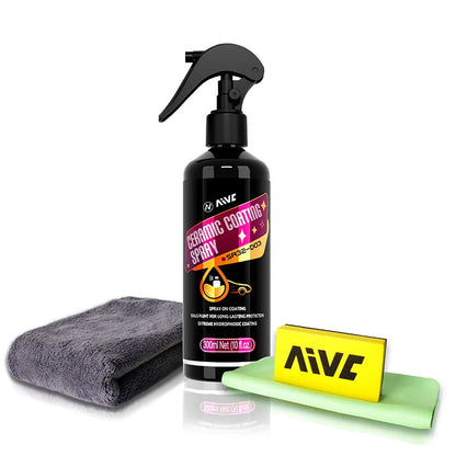 Ceramic Car Coating Spray – Nano Hydrophobic Polish & Scratch Repair